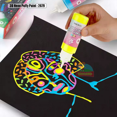 3D Neon Puffy Paint : 2679